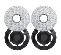 Jegehoyo Lingettes avec plaques de rechange pour robot aspirateur Ecovacs Deebot X2 Omni (noir)