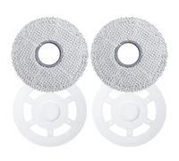 Jegehoyo Lingettes avec plaques de rechange pour robot Ecovacs Deebot X2 Omni (blanc)
