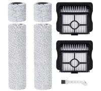 Jegehoyo Rouleau de brosse de rechange et Filtre HEPA pour Eureka RapidWash NEW630 Aspirateur Laveur sans Fil, 2 rouleaux de brosse, 2 filtres HEPA, 1 brosse de nettoyage