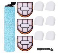 Jegehoyo Shark HydroVac WD210EU Kit d'accessoires pour sols durs sans fil 1 brosse à rouleau + 3 filtres + 6 ouates filtrantes + 1 brosse de nettoyage