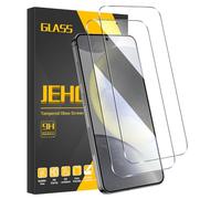JEHOO 2 Pièces pour Samsung Galaxy S24 Plus Verre Trempé, Film de Vitre Protection d’Écran, Sans Bulles Ultra Résistant HD Transparent Dureté 9H Glass
