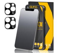 JEHOO pour iPhone 11 Pro Max Verre Trempé Mat, 2 Pièces Protection d'écran Antireflet et 2 Pièces Protection Objectif Caméra, Anti-Empreintes Digitales Sans Bulles Ultra Résistant Dureté 9H Glass