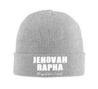 Jéhovah Rapha Le Dieu Qui Guérit Bonnet Tricoté Thermique Bonnet Homme Classique Bonnets pour Conduite Vie Quotidienne Femme