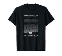 Jéhovah Shalom, Le Seigneur ma Paix, Verset biblique chrétien T-Shirt