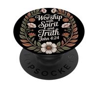 Jehovah's Witness Worship With Spirit and Truth JW ORG PopSockets PopGrip Adhésif