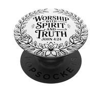 Jehovah's Witness Worship With Spirit and Truth JW ORG PopSockets PopGrip Adhésif