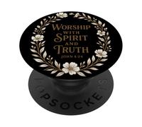 Jehovah's Witness Worship With Spirit and Truth JW ORG PopSockets PopGrip Adhésif