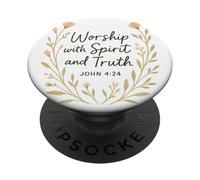 Jehovah's Witness Worship With Spirit and Truth JW ORG PopSockets PopGrip Adhésif