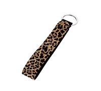 Jeiento Dragonne de poignet pour porte-clés / USB/téléphone portable, léopard, S
