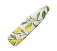 Jeiento Housse de planche à repasser jaune citron rembourrée avec bord élastique antidérapant 38,1 x 137,2 cm, housses de protection de rechange résistantes aux taches et aux brûlures
