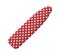 Jeiento Housse de protection pour planche à repasser rouge à pois - Housse de protection de rechange en polyester avec fermeture Velcro - 38,1 x 137,2 cm