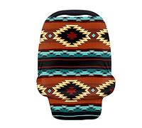 Jeiento Housse de siège de voiture pour bébé, motif tribal aztèque pour maman, nourrisson, chaise haute, poussette, chariot, ajustement universel, tissu extensible