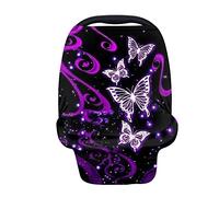 Jeiento Housse de siège de voiture pour nouveau-né, poussette, chaise haute, élastique, protection complète en polyester doux