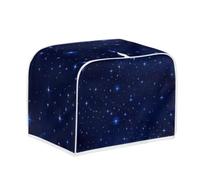 Jeiento Housse pour grille-pain à 4 tranches - Motif étoiles bleues - Protection contre la poussière et étanche