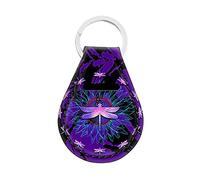 Jeiento Porte-clés tendance pour clés de voiture, maison, badge bouteille d'eau, téléphone, appareil photo, supports USB, Libellule., S