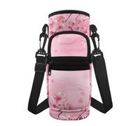 Jeiento Sac de transport à bandoulière pour bouteille d'eau, sac à bandoulière réglable pour femme, homme, enfant, cadeau et accessoires de voyage