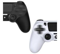 Jeifhxu Manette pour PS-4, Manette sans Fil Controller compatible avec PS-4/Pro/Slim/PC, Double Vibration/Panneau Tactile/Prise Audio 3,5 mm/axe à six ans/Batterie Rechargeable 800mAh