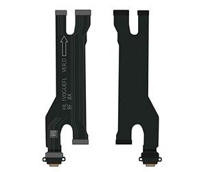 Jeija Connecteur de Charge + Nappe Compatible Huawei P30 Pro Connecteur USB Type C Module Port - Noir