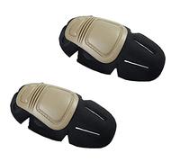 JEIMAI Ensemble de genouillères Tactiques Airsoft Combat Paintball Convient pour Militaire G3 G2 Pantalon Chemise (Genou DE)