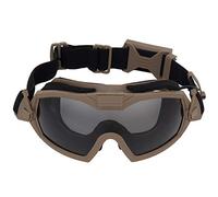 JEIMAI Lunettes anti-buée pour airsoft - Version ventilateur - Régulateur tactique en verre pour CS Wargame Paintball Ski Snowboard Vélo Sports