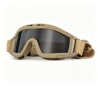 JEIMAI Lunettes Paintball Anti buée Tactique Respirable réglable Vent Anti Sable Lunettes CS tir Chasse Ski Cyclism pour L'extérieur Randonnée Cyclisme