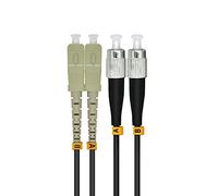 Jeirdus CDL Micro Câble fibre optique multimode SC vers FC 10G OM3 5 m