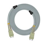 Jeirdus SC-SC Câble de raccordement fibre optique blindé Duplex 50/125 OM2 multimode 50 m SC vers SC 50 m