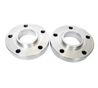 Jeiuvrao Entretoises de Roue Entretoise de Roue en Aluminium forgé 6061-T6 avec Forme cône étendue 14X1.25 pour BMW X5 X6(25mm Silver)