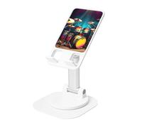 JEJEA Cool Drums Ensemble de support rotatif pour téléphone portable, support de téléphone portable pour bureau, support de téléphone réglable, pour tous les téléphones
