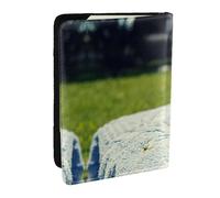 JEJEA Étui de voyage pour cartes de crédit, passeport, passeport imprimé cochon d'Inde, Noir , Taille unique