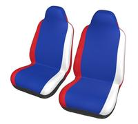 JEJEA Lot de 2 housses de siège de voiture universelles antidérapantes pour camion, SUV, mer Motif drapeau russe