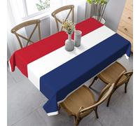 JEJEA Nappe rectangulaire avec imprimé drapeau néerlandais, nappe douce et infroissable pour salle à manger, décoration de chambre de Noël