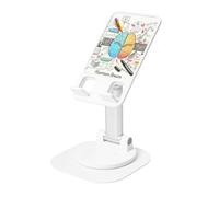 JEJEA Support rotatif pour téléphone portable imprimé cerveau humain pour bureau, support de téléphone réglable, pour tous les téléphones