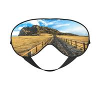 Jeju Island Corée Masque de sommeil doux pour les yeux Sangle réglable Fonctionne en position de sieste Aide au sommeil