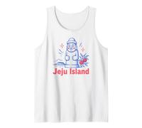 Jeju Island Dol Hareubang, Souvenir de Voyage Amusant en Corée du Sud Débardeur