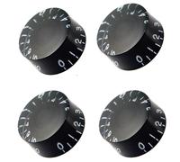 Jeknobs De Contrôle De Vitesse,Multi-Documents Lp,Bouton De Tonalité Jevolume Électrique,Chapeau Supérieur,Pièces D'instruments De Musique Et De Guitares,4 Pièces - Type Black