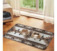 JEKYDOSD Native American Print Nappe en cuir absorbant parfaite pour chiens, chats et autres animaux de compagnie