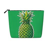 JEKYDOSD Une trousse de maquillage en chanvre synthétique imperméable avec imprimé ananas pour la vie quotidienne, les voyages, etc