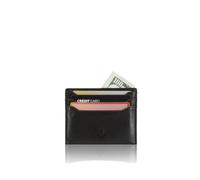 Jekyll and Hide Porte-cartes fin en cuir RFID - Design minimaliste avec 6 emplacements pour cartes, cuir pleine fleur tanné végétal, doublure en PET recyclé, taille compacte et protection RFID pour