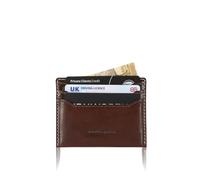 Jekyll and Hide Porte-cartes fin en cuir RFID - Design minimaliste avec 6 emplacements pour cartes, cuir pleine fleur tanné végétal, doublure en PET recyclé, taille compacte et protection RFID pour