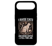 J'élève des Chats et Je Bois du café Un Travail à Plein Temps Qui Aime Les Chats Coque pour iPhone Air