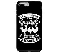 J'élève des Poulets, Je suis littéralement Un Poulet Tendre Coque pour iPhone 7 Plus/8 Plus