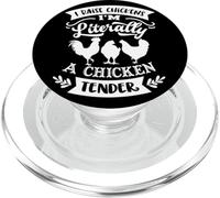 J'élève des Poulets, Je suis littéralement Un Poulet Tendre PopSockets PopGrip pour MagSafe