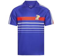 JELEX Retro History Maillot pour homme | Avec logo brodé et manches courtes | Design nostalgique pour les fans de football | Idéal pour les collectionneurs, france, M