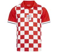 JELEX Retro History Maillot pour homme | Avec logo brodé et manches courtes | Design nostalgique pour les fans de football | Idéal pour les collectionneurs, Croatie, S