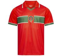 JELEX Retro History Maillot pour homme | Avec logo brodé et manches courtes | Design nostalgique pour les fans de football | Idéal pour les collectionneurs, Maroc, XXL