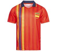 JELEX Retro History Maillot pour homme | Avec logo brodé et manches courtes | Design nostalgique pour les fans de football | Idéal pour les collectionneurs, espagne, M