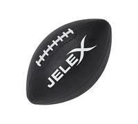 JELEX Touchdown Ballon de football américain en caoutchouc, avec coutures classiques et excellentes propriétés de rebond et de vol, maniabilité optimale avec une bonne adhérence. Poids : 400 g (noir)