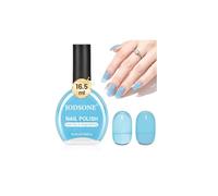 Jelly Baby Blue Nail Polish Grand Volume Quick Dry Nail Polish Long Lasting Shine, Fingernail Toenail Nail Art DIY Home Travel Nail Art Gift