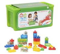 JELLY BLOX - Boite de Rangement + 30 Blocs de Construction Tactiles - Jeu de Construction pour Enfants dès 2 Ans - Expérience Sensorielle avec Blocs Extensibles, Souples et Flexibles - Motricité Fine